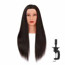 26-28 Long Hair Mannequin Head